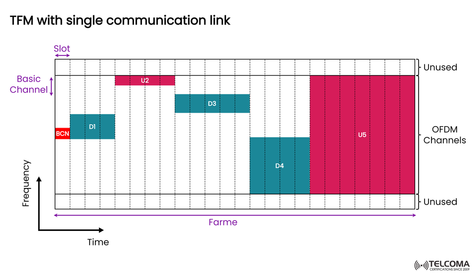 TFM with Single Communication Link: Understanding Time-Frequency Mapping in OFDM Systems
