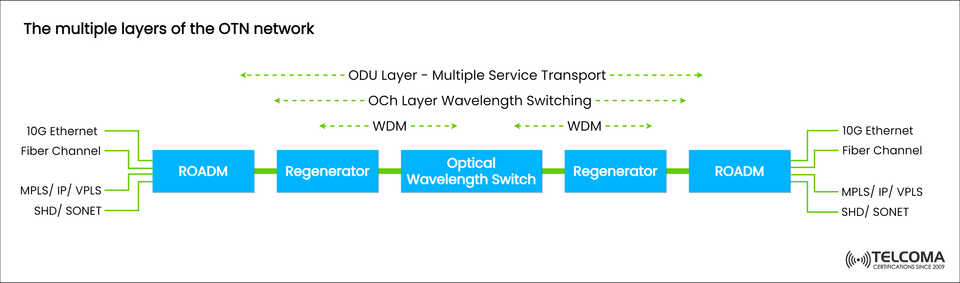 Understanding the Multiple Layers of the OTN Network: ODU, OCh, and WDM Explained